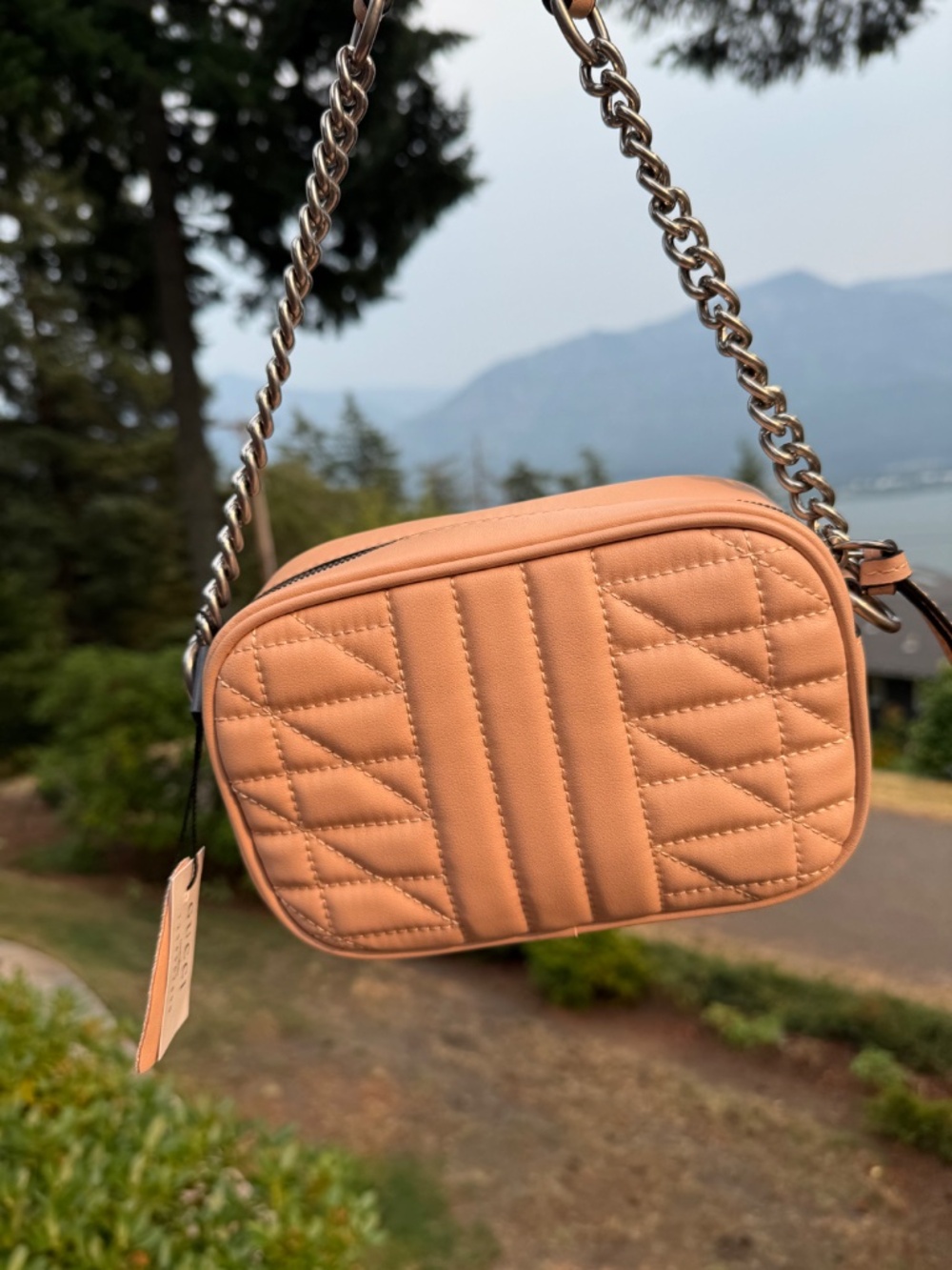 Marmont Small camera bag chevron leather (read description) - Picture 8 of 13